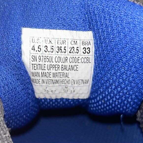 Skechers Go Walk 97650L Grey Blue Youth US Size 4.5 Athletic Sneaker Shoes - Picture 11 of 11